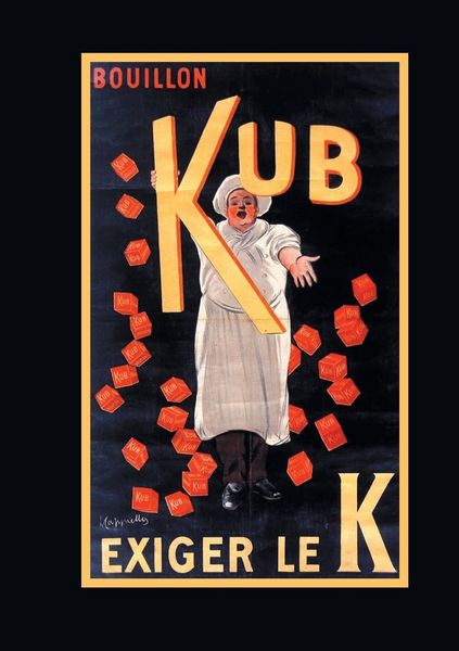 Produktbild: Carnet Blanc, Affiche Bouillon Kub