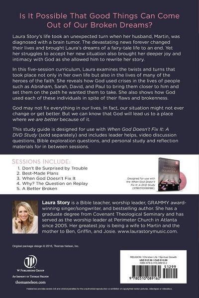 Produktbild: A When God Doesn't Fix It Bible Study Guide