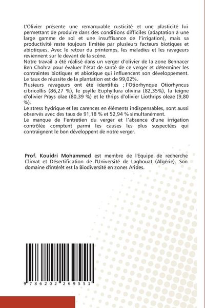 Produktbild: Probl&egrave;mes de l'Olivier cultiv&eacute; au sud de l'atlas saharien (Laghouat)