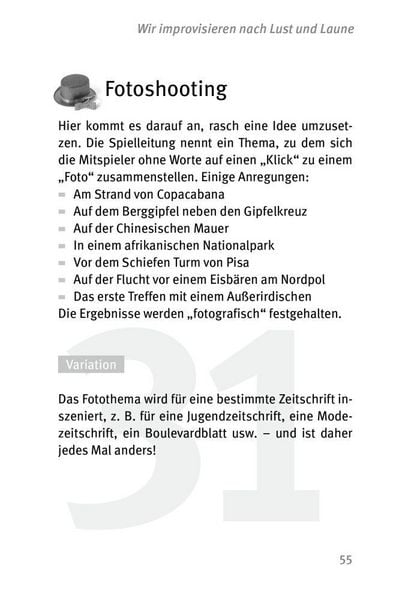 Produktbild: Die 50 besten Spiele f&uuml;r Theater und Improvisation