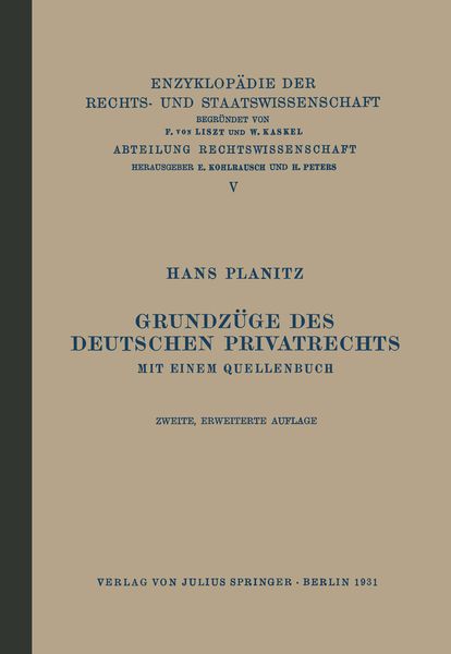 Produktbild: Grundz&uuml;ge des Deutschen Privatrechts