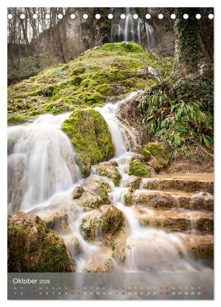 Produktbild: Bad Urach Wasserf&auml;lle (Tischkalender 2026 DIN A5 hoch), CALVENDO Monatskalender