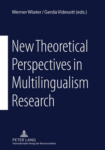 Produktbild: New Theoretical Perspectives in Multilingualism Research