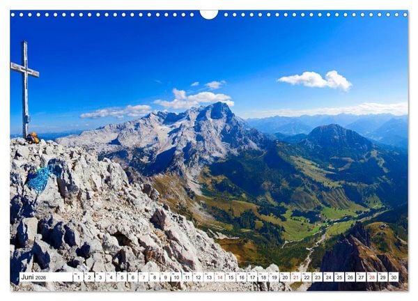 Produktbild: Gr&uuml;&szlig;e aus Filzmoos (Wandkalender 2026 DIN A3 quer), CALVENDO Monatskalender