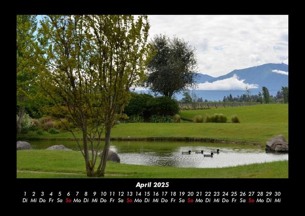 Produktbild: Landschaftskalender 2025 Fotokalender DIN A3