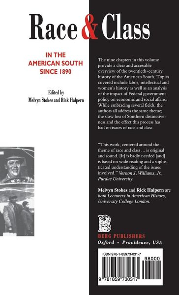 Produktbild: Race and Class in the American South since 1890