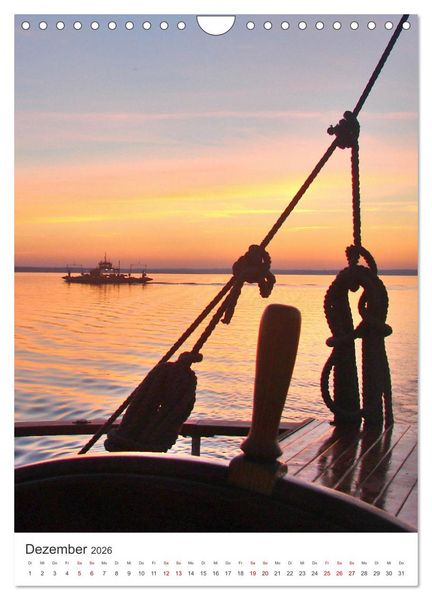 Produktbild: Unter wei&szlig;en Segeln - Mit einem Dreimaster auf der Ostsee (Wandkalender 2026 DIN A4 hoch), CALVENDO Monatskalender