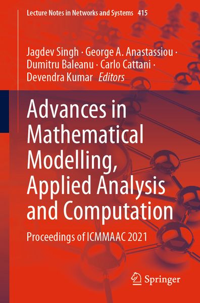 Produktbild: Advances in Mathematical Modelling, Applied Analysis and Computation