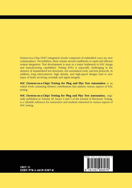 Produktbild: SOC (System-on-a-Chip) Testing for Plug and Play Test Automation