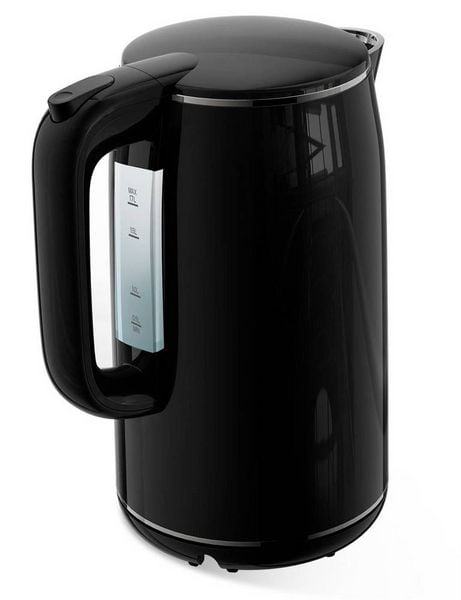 Produktbild: Kalorik TKG JK 2000 Wasserkocher schnurlos, mit Display Schwarz Fassungsverm&ouml;gen: 1.7l