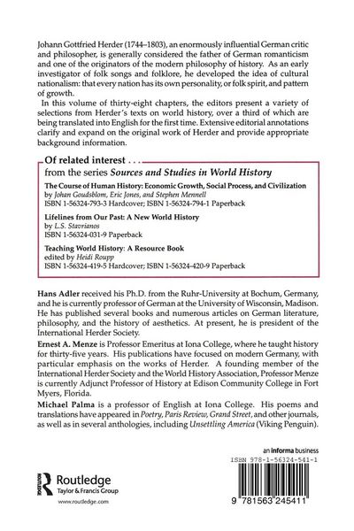 Produktbild: Johann Gottfried Herder on World History