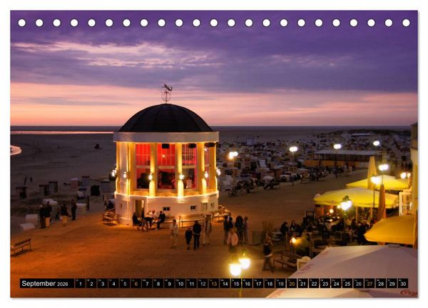 Produktbild: Borkum (Tischkalender 2026 DIN A5 quer), CALVENDO Monatskalender