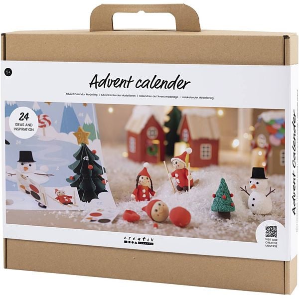 Produktbild: Creativ Company DIY Sets Adventskalender Basteln und Modellieren, Kreativ Box