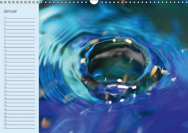 Produktbild: Geburtstagskalender "Wasser-Spiele" (Wandkalender immerw&auml;hrend DIN A3 quer)