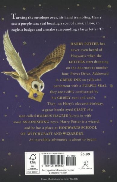 Produktbild: Harry Potter 1 and the Philosopher's Stone