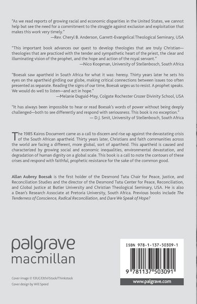 Produktbild: Kairos, Crisis, and Global Apartheid