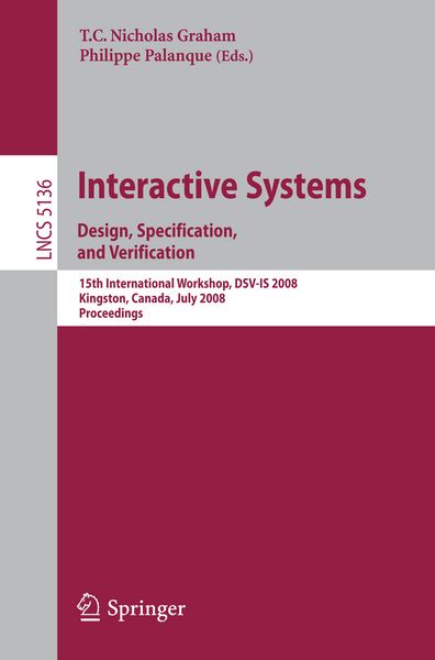 Produktbild: Interactive Systems. Design, Specification, and Verification