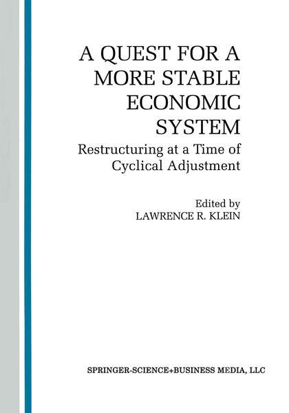 Produktbild: A Quest for a More Stable World Economic System