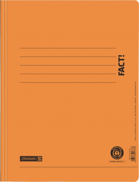 Produktbild: Brunnen Schnellhefter FACT! orange