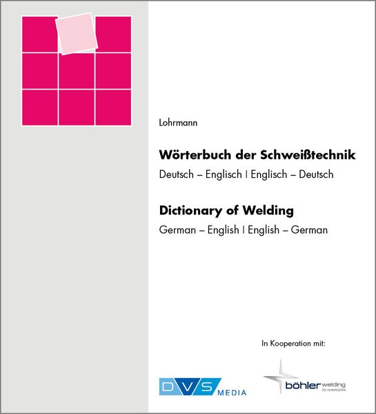 Produktbild: W&ouml;rterbuch Schwei&szlig;technik