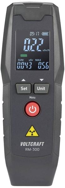VOLTCRAFT RM-300 Geigerzähler Strahlung: Beta, Gamma, Röntgen akustischer Warnton