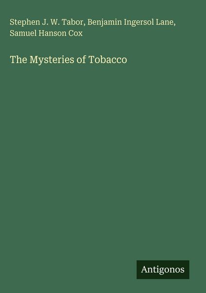 Produktbild: The Mysteries of Tobacco