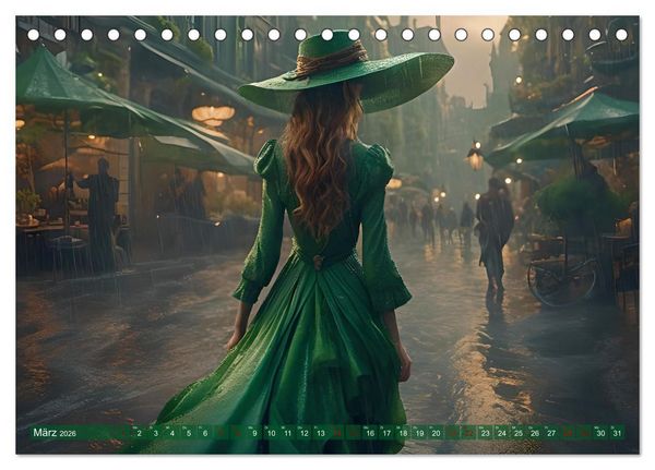 Produktbild: Elegante Momente - Frauen in harmonischer Umgebung (Tischkalender 2026 DIN A5 quer), CALVENDO Monatskalender