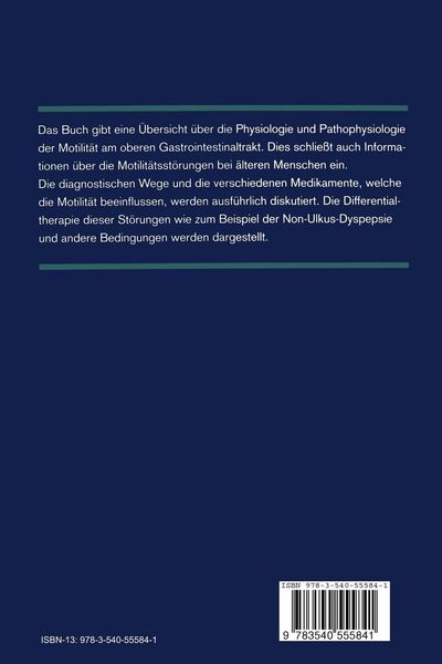Produktbild: St&ouml;rungen der Motilit&auml;t des oberen Gastrointestinaltraktes