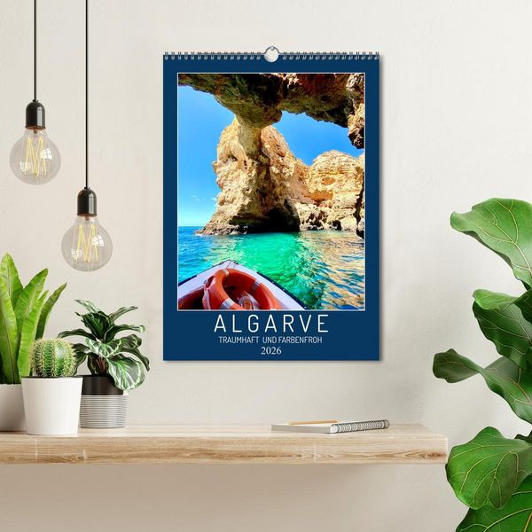 Produktbild: Algarve Traumhaft & farbenfroh (Wandkalender 2026 DIN A3 hoch), CALVENDO Monatskalender