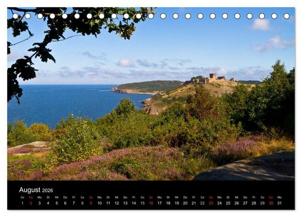 Produktbild: D&auml;nemarks Bornholm 2026 (Tischkalender 2026 DIN A5 quer), CALVENDO Monatskalender