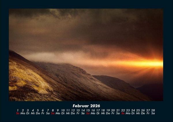 Produktbild: Landschaftskalender 2026 Fotokalender DIN A4