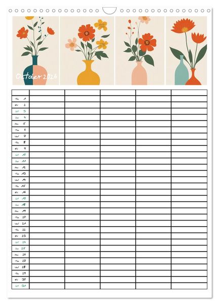 Produktbild: Home Planer (Wall Calendar 2026 DIN A3 portrait), CALVENDO 12 Month Wall Calendar