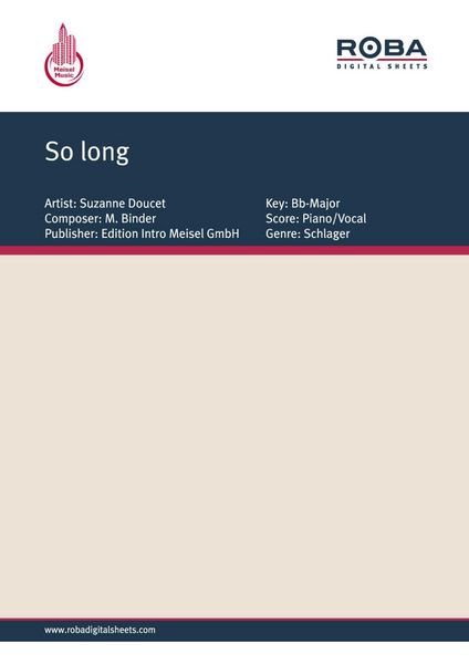 Produktbild: So long