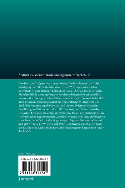 Produktbild: &Auml;rztlich assistierter Suizid und organisierte Sterbehilfe