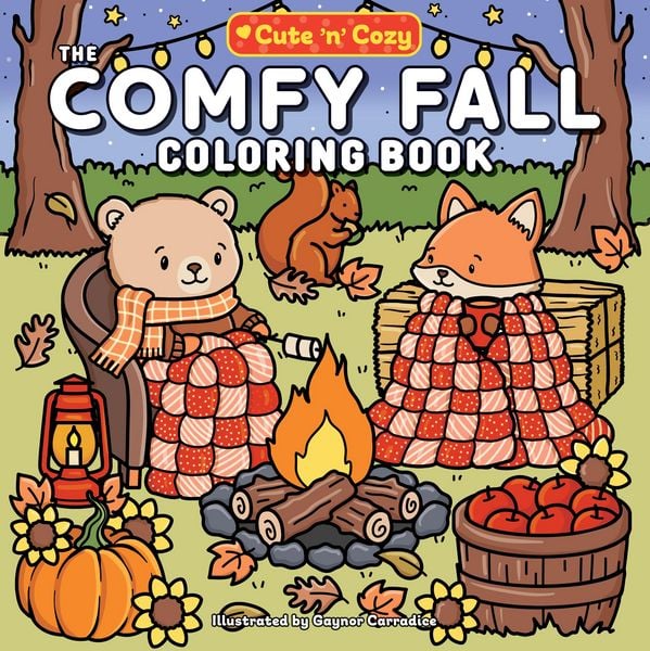 Produktbild: The Comfy Fall Coloring Book