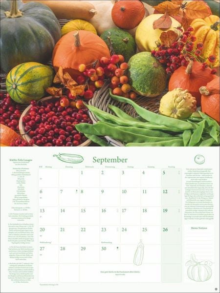 Produktbild: K&uuml;chenkalender Broschur XL 2027