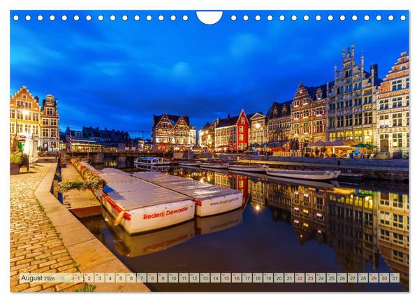Produktbild: Gent - die geschichtstr&auml;chtige Perle in Flandern (Wandkalender 2026 DIN A4 quer), CALVENDO Monatskalender