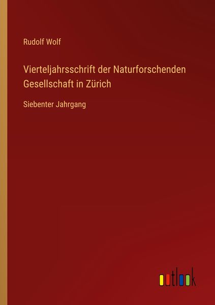 Produktbild: Vierteljahrsschrift der Naturforschenden Gesellschaft in Z&uuml;rich