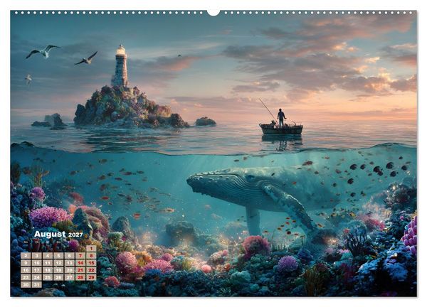 Produktbild: Below (Wandkalender 2027 DIN A2 quer), CALVENDO Monatskalender