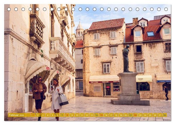 Produktbild: Split - Zauberhafte Perle an der Adriak&uuml;ste Kroatiens (Tischkalender 2026 DIN A5 quer), CALVENDO Monatskalender