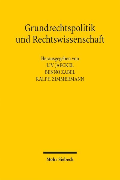 Produktbild: Grundrechtspolitik und Rechtswissenschaft