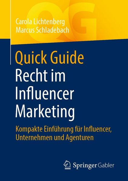 Produktbild: Quick Guide Recht im Influencer Marketing