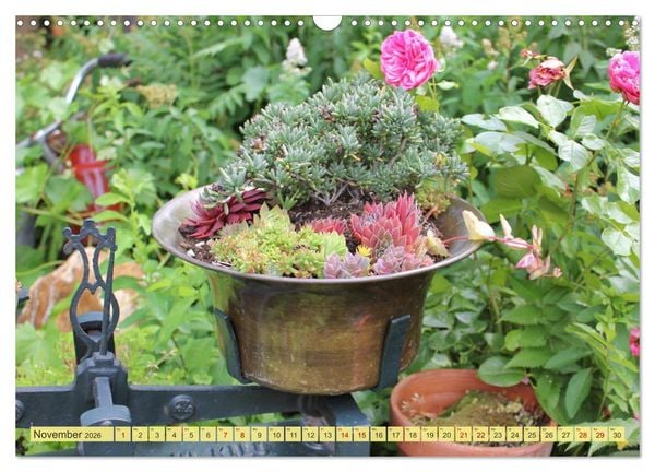 Produktbild: Gartenzauber (Wandkalender 2026 DIN A3 quer), CALVENDO Monatskalender