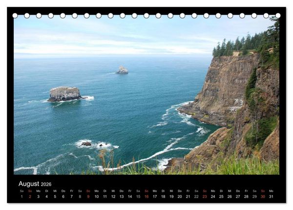 Produktbild: USA - Nordwesten (Tischkalender 2026 DIN A5 quer), CALVENDO Monatskalender