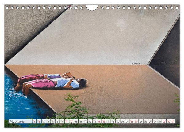 Produktbild: COLOGNE STREETART GALLERY (Wall Calendar 2026 DIN A4 landscape), CALVENDO 12 Month Wall Calendar