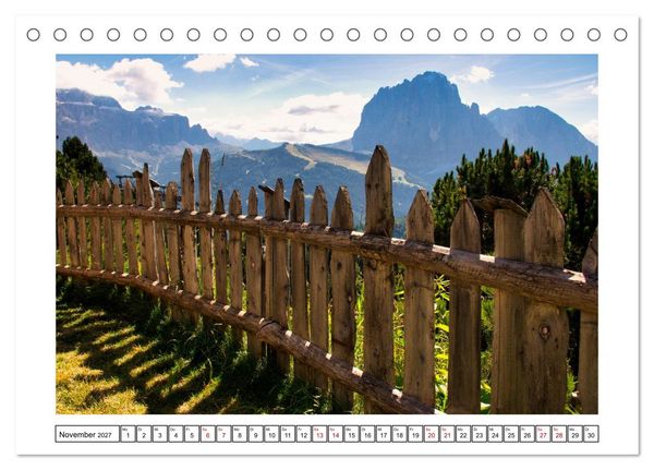 Produktbild: &Uuml;ber dem Gr&ouml;dnertal (Tischkalender 2027 DIN A5 quer), CALVENDO Monatskalender