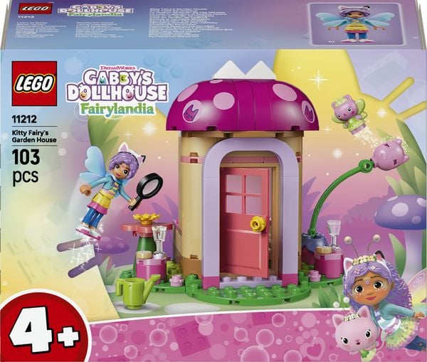 Produktbild: LEGO Gabbys Puppenhaus Kitty Fees Gartenhaus Bauset f&uuml;r Kinder 11212