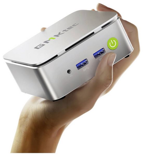 Produktbild: GMKtec Mini PC NucBox G10 AMD Ryzen 5 3500U 3.7 GHz 16 GB RAM 1 TB SSD AMD Radeon&trade; Vega 8 Win 11 Pro G10-1