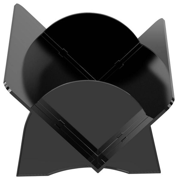 Produktbild: Elevar CD Rack 22 CDs/DVDs/Blu-rays PET Schwarz 1 St. (B x H x T) 310 x 138 x 205mm LV-9793