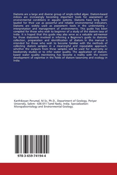 Produktbild: A Beginners Guide For Diatom Studies